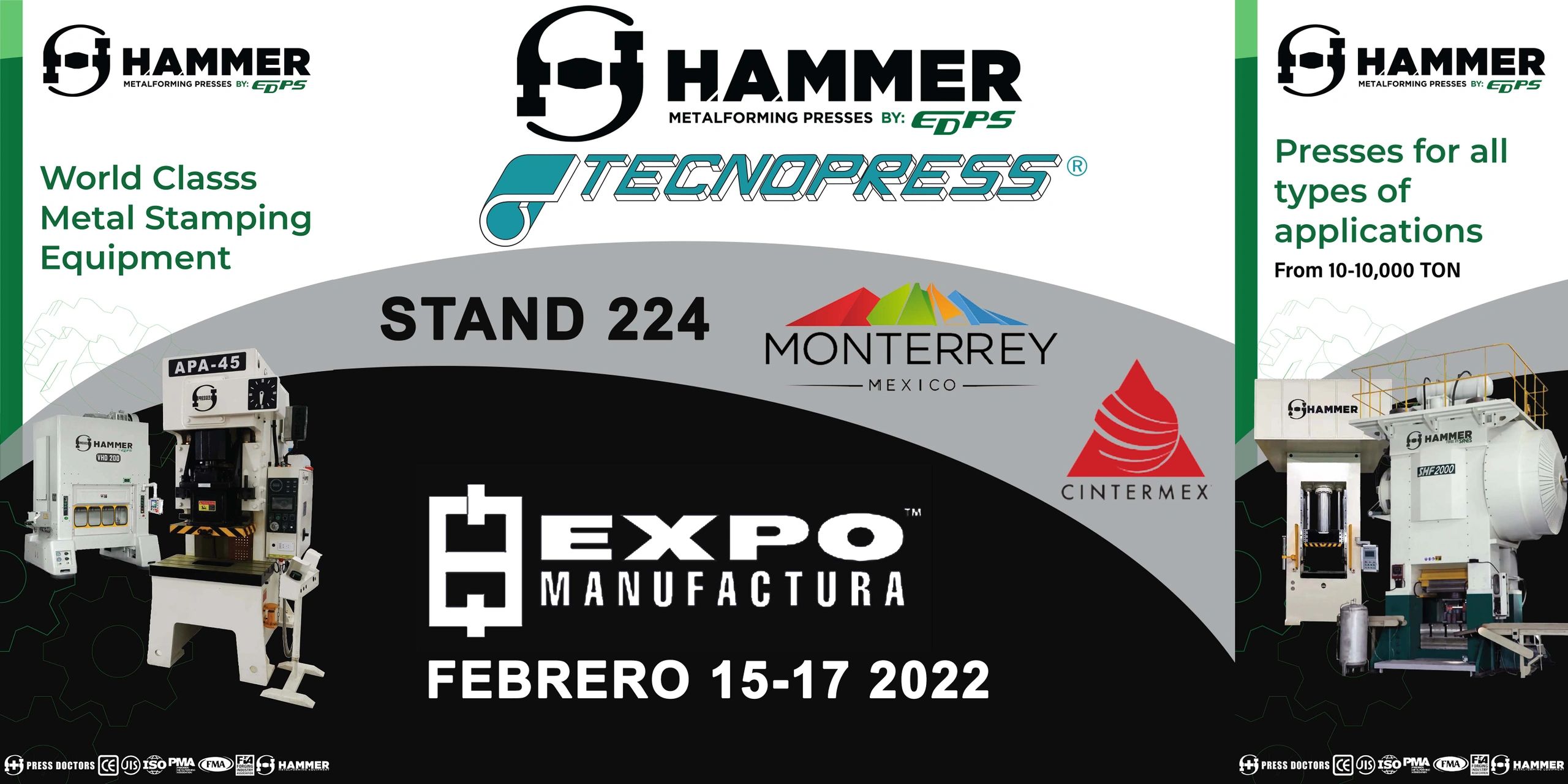 VISIT US EXPO MANUFACTURA MEXICO MONTERREY